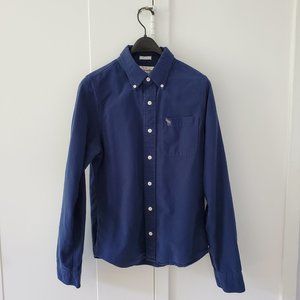 Abercrombie & Fitch muscle fit cotton button up